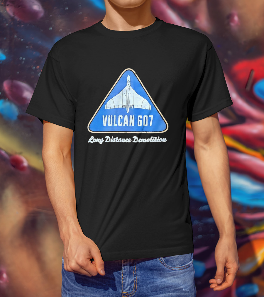 Vulcan 607 Long Distance Demolition Vintage Distressed T-Shirt