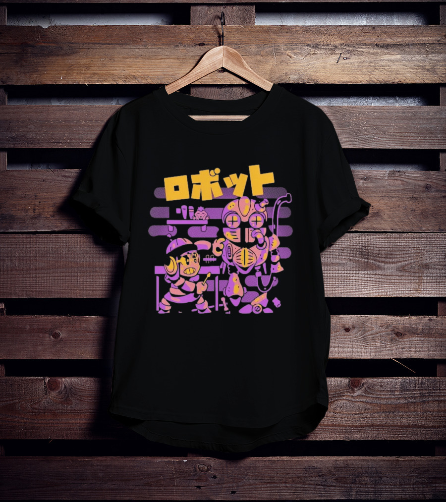 Fixing A Friend Sketchdemao Robot Workshop Japanese T-Shirt