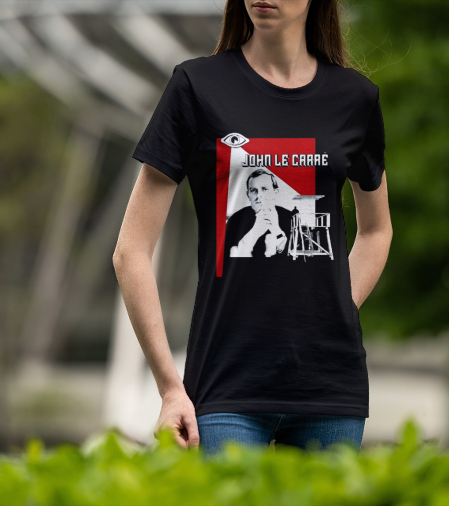 John Le Carré Spy Fiction Author Espionage Tower T-Shirt