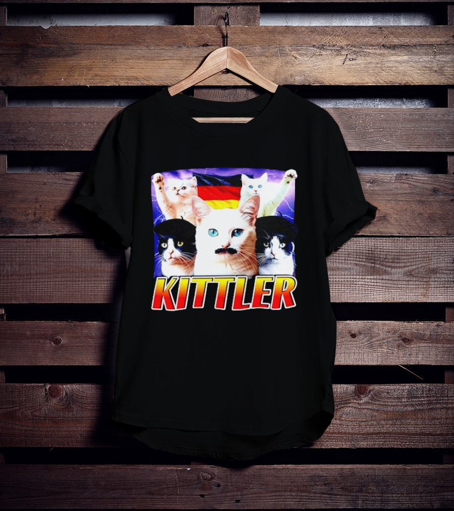 Kittler Cats With German Flag And Cats T-Shirt