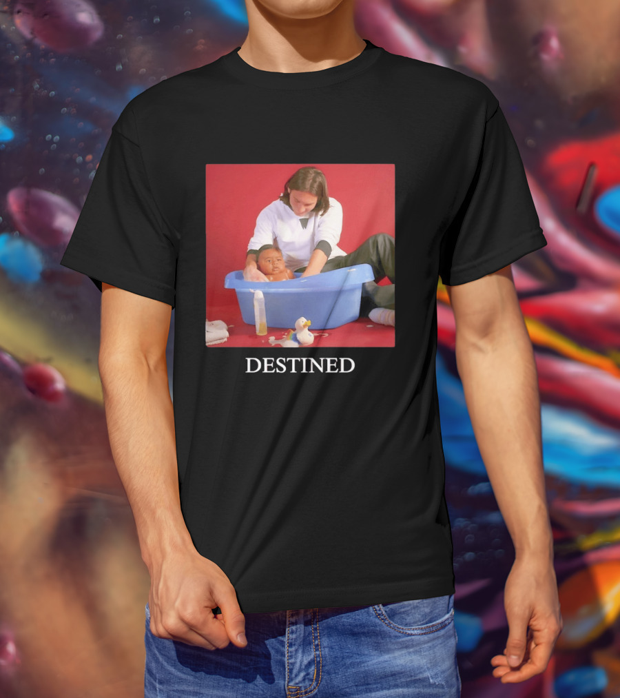 Lionel Messi Lamine Yamal Baby Bath Destined T-Shirt