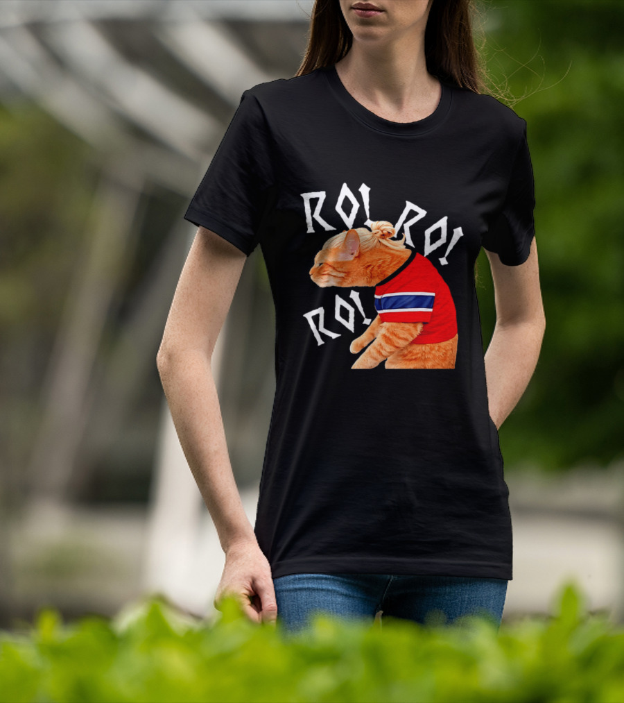 Ro Ro Ro Norwegian Cat El Michi Meme Norway T-Shirt