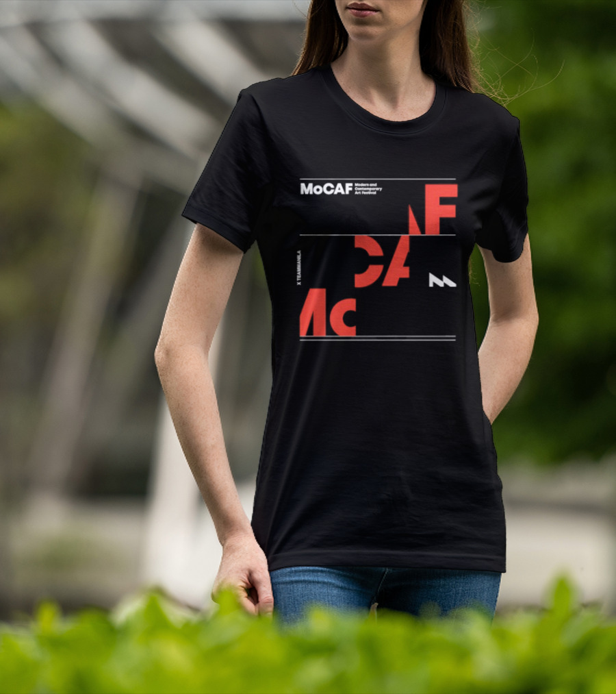 MoCAF Modern Contemporary Festival TeamManila Collaboration T-Shirt