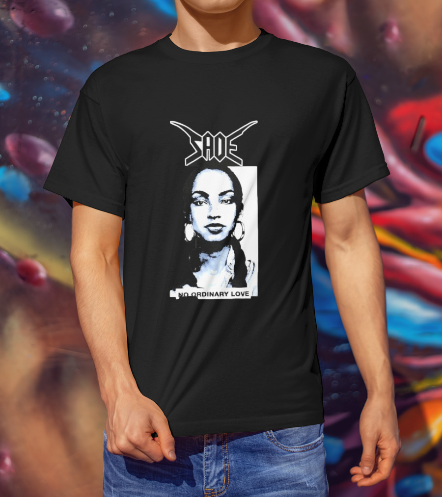 Sade No Ordinary Love Iconic 90s R&B Soul Music Legend T-Shirt