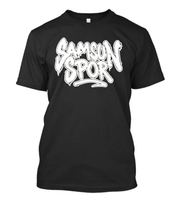 Samsunspor Graffiti Style Bold Lettering T-Shirt