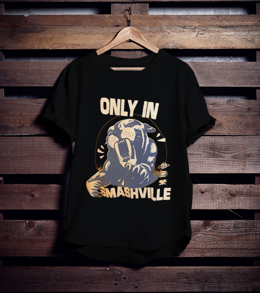 Only In Smashville Nashville Predators Fierce T-Shirt