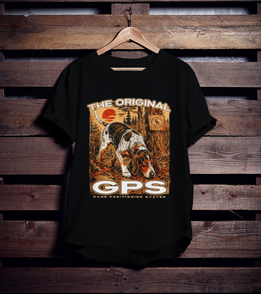 The Original GPS Game Positioning System Hound Dog Shield Republic T-Shirt