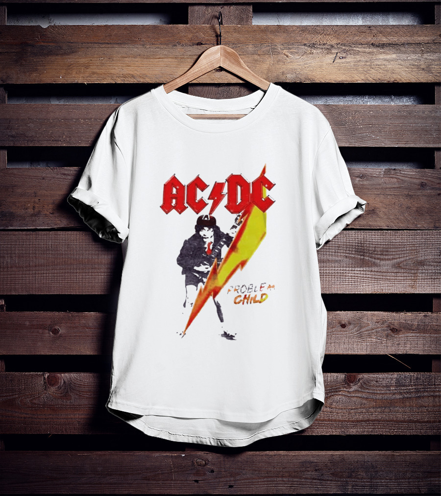 ACDC Pwr Up Problem Child Tour 2026 Lightning Bolt T-Shirt