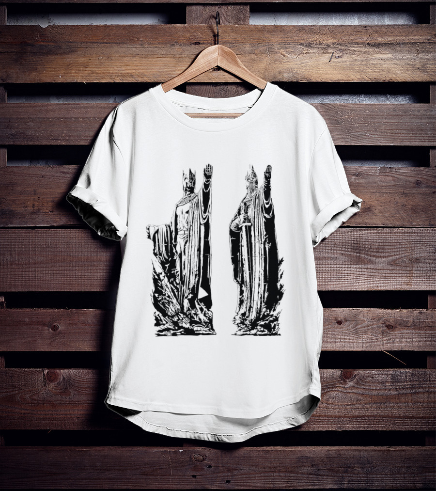 Argonath The Lord Of The Rings JRR Tolkien Iconic Monument Guardians T-Shirt