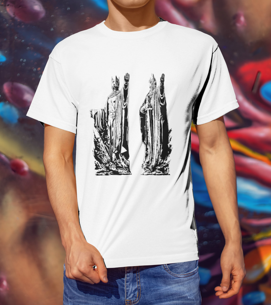 Argonath The Lord Of The Rings JRR Tolkien Iconic Monument Guardians T-Shirt