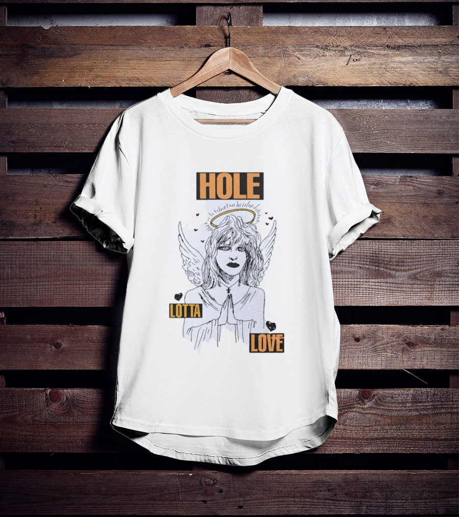 Hole Lotta Love Angel 90s Grunge Alternative Rock Fashion T-Shirt