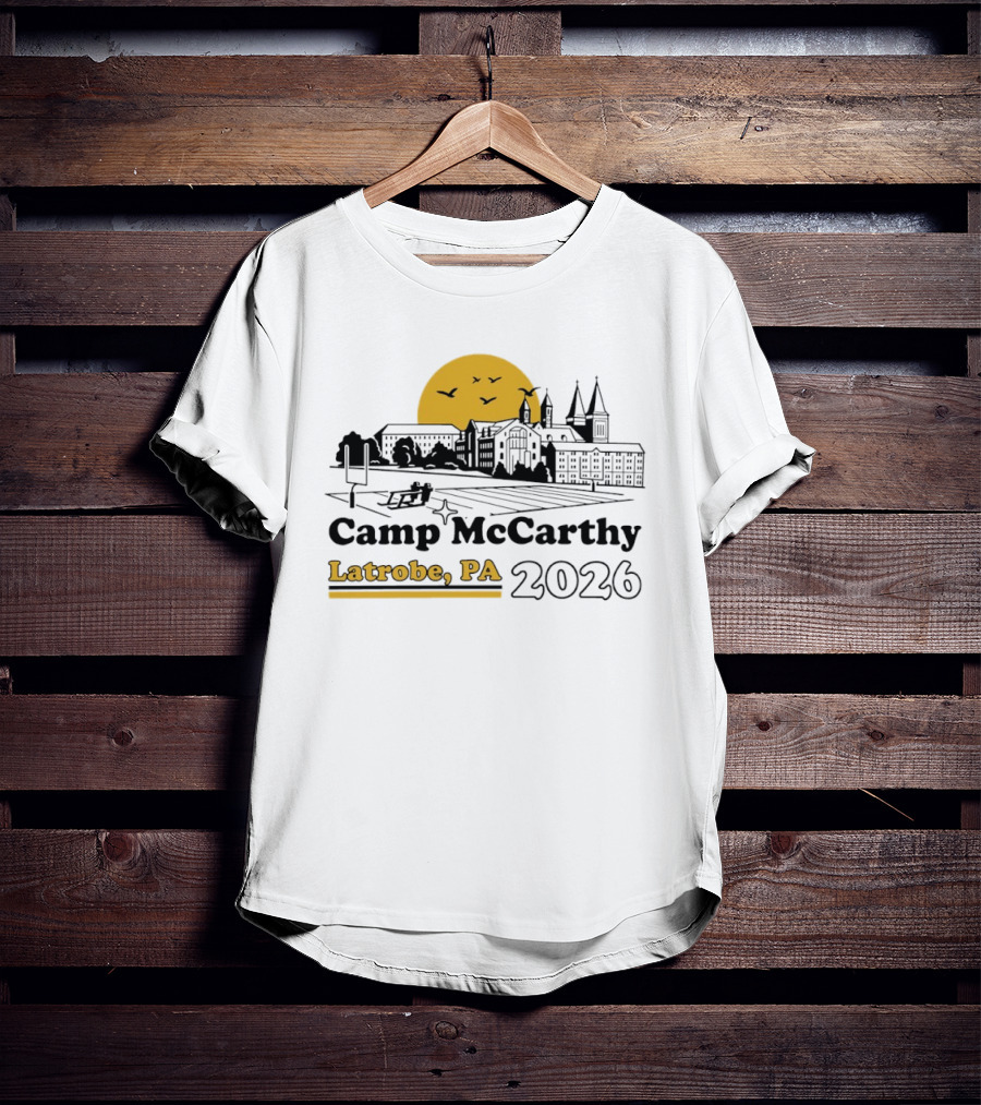 Camp McCarthy Latrobe PA 2026 Sunset T-Shirt