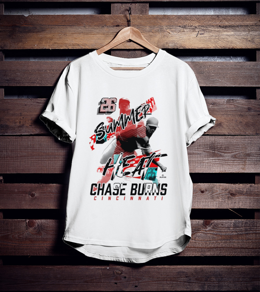 26 Summer Heat Chase Burns Cincinnati Reds T-Shirt