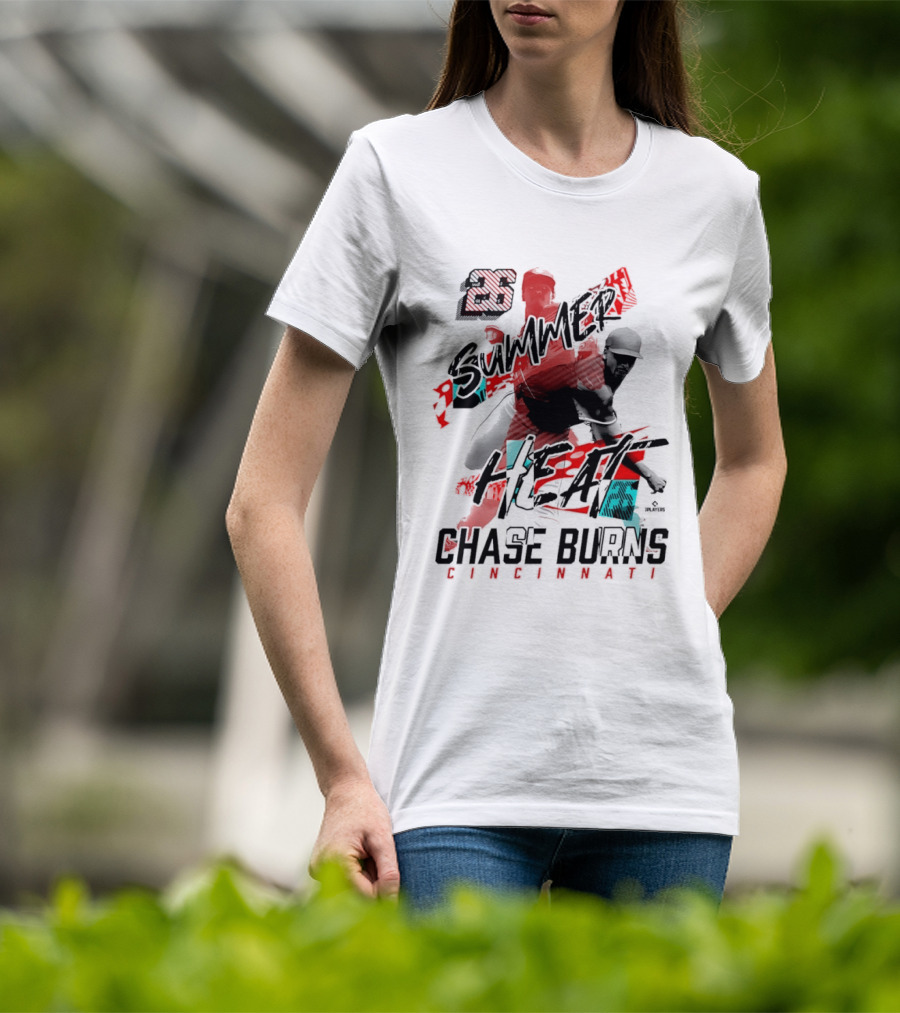 26 Summer Heat Chase Burns Cincinnati Reds T-Shirt