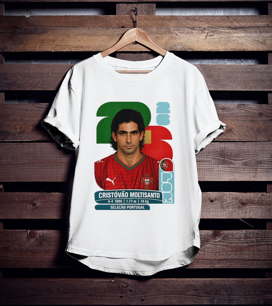 Cristóvão Moltisanto Seleção Portugal 2026 Soccer Card T-Shirt