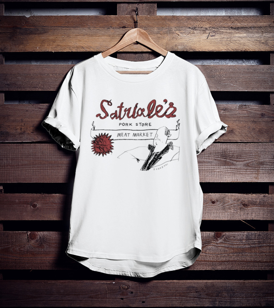 Satriale's Pork Store Meat Market Gabagool Drawing T-Shirt