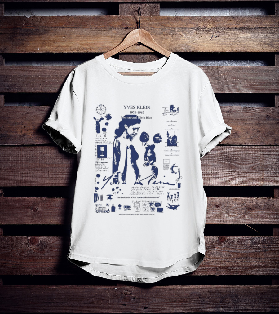 Yves Klein 1928 1962 International Klein Blue Anthology Toward The Immaterial T-Shirt