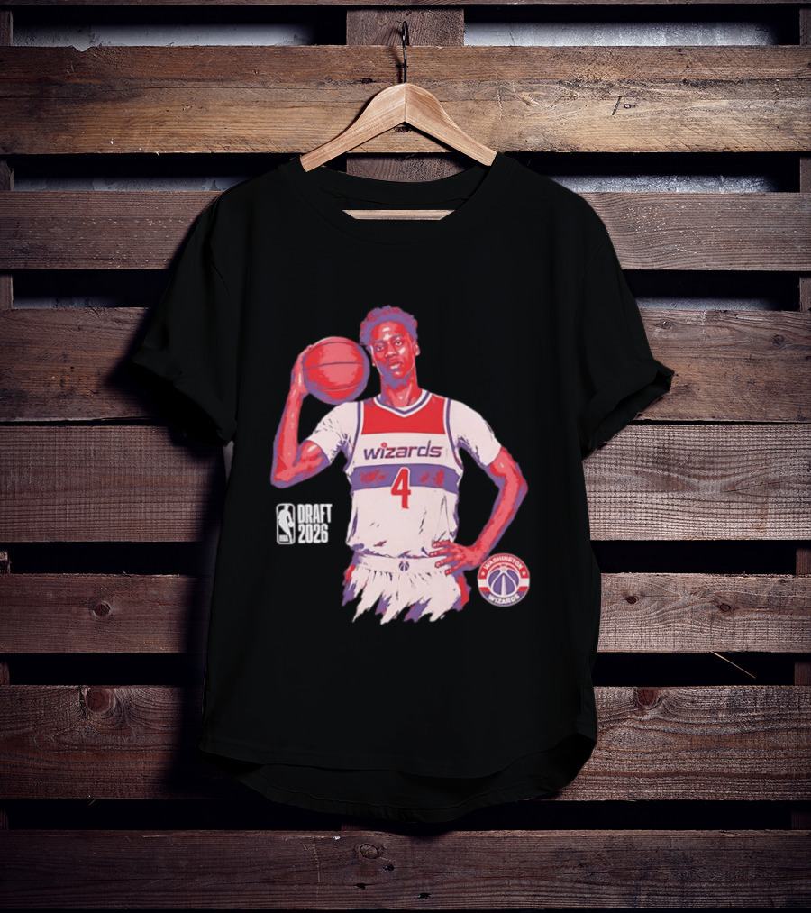 AJ Dybantsa Washington Wizards NBA Draft 2026 Basketball Fan T-Shirt