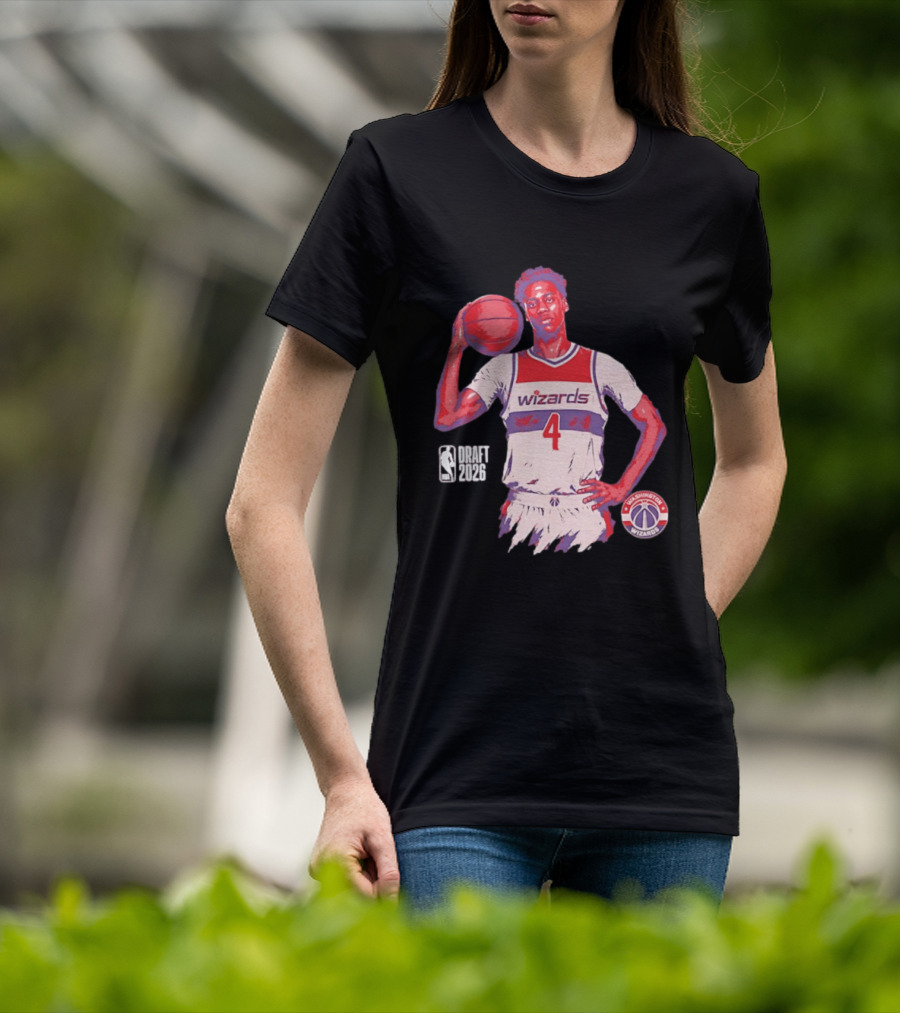 AJ Dybantsa Washington Wizards NBA Draft 2026 Basketball Fan T-Shirt