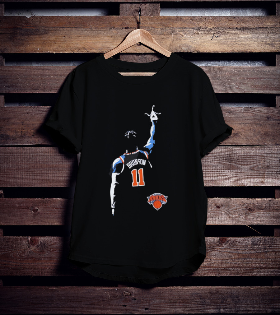 New York Knicks Jalen Brunson 11 Fade Basketball Jersey T-Shirt