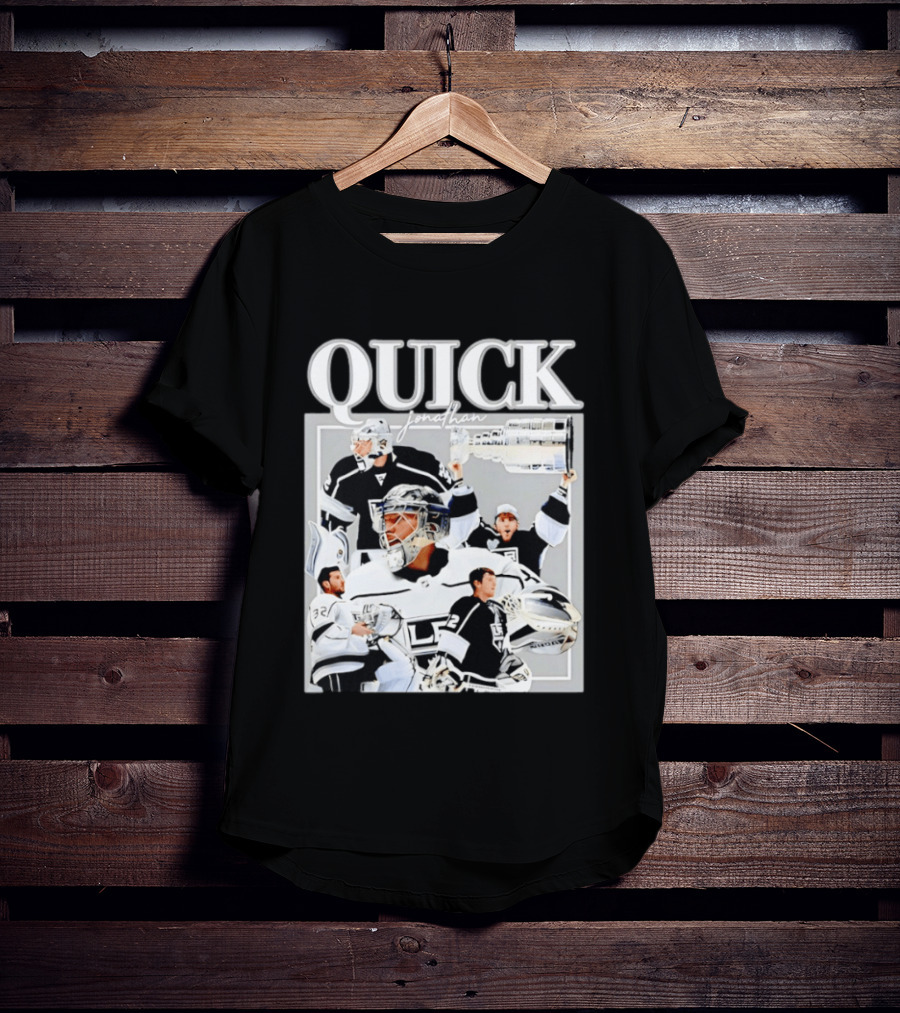 Quick Jonathan Los Angeles Kings Stanley Cup Victory Montage T-Shirt