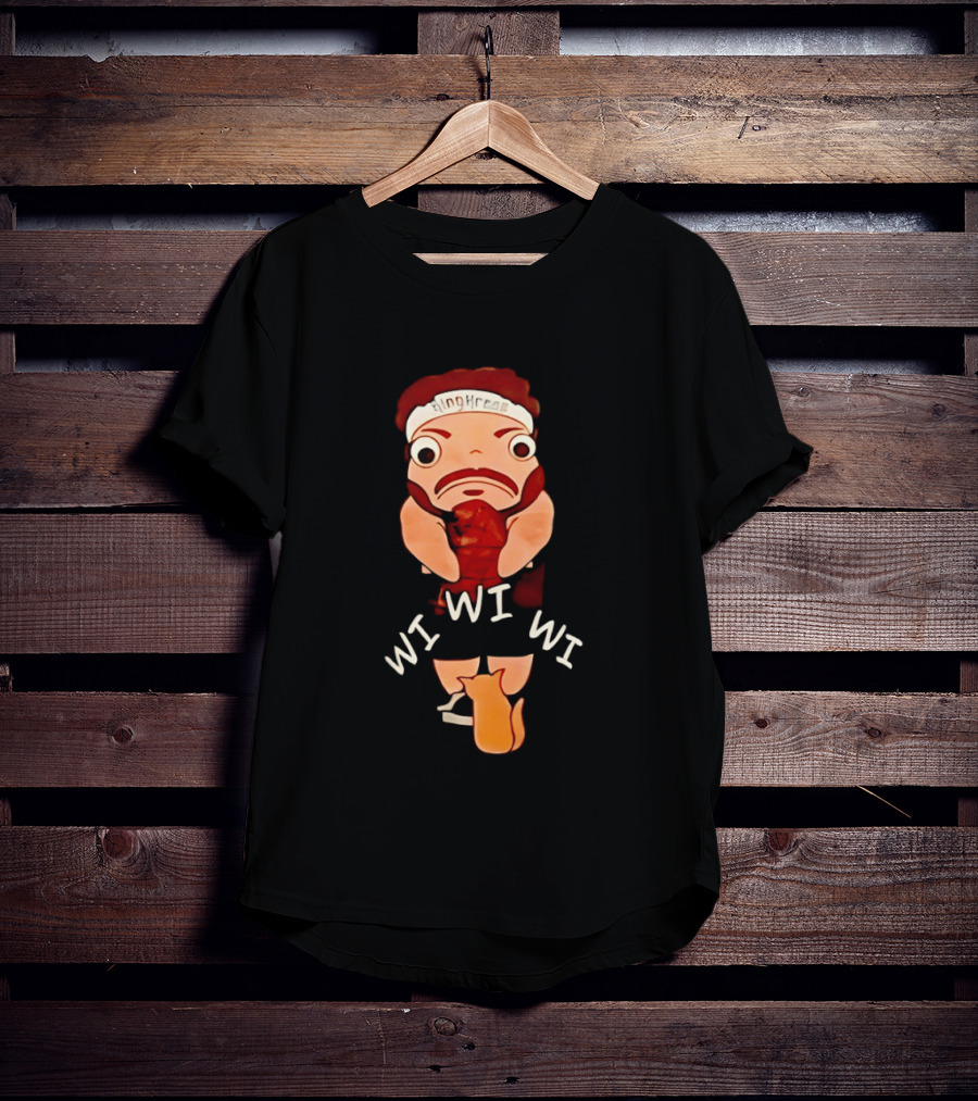 KingKreas Wi Wi Wi Cartoon Character Headband T-Shirt