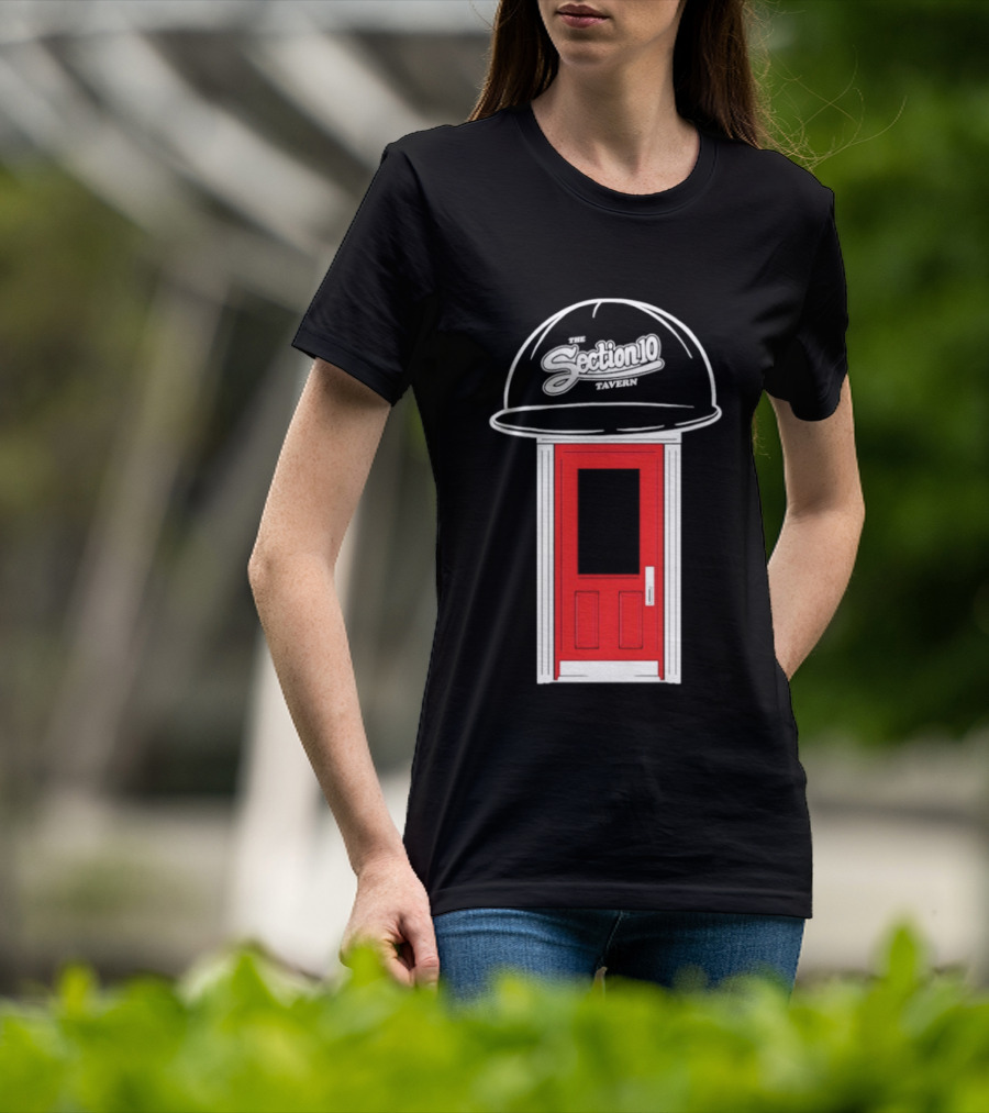 Section 10 Red Tavern Door Fenway Style Hat T-Shirt
