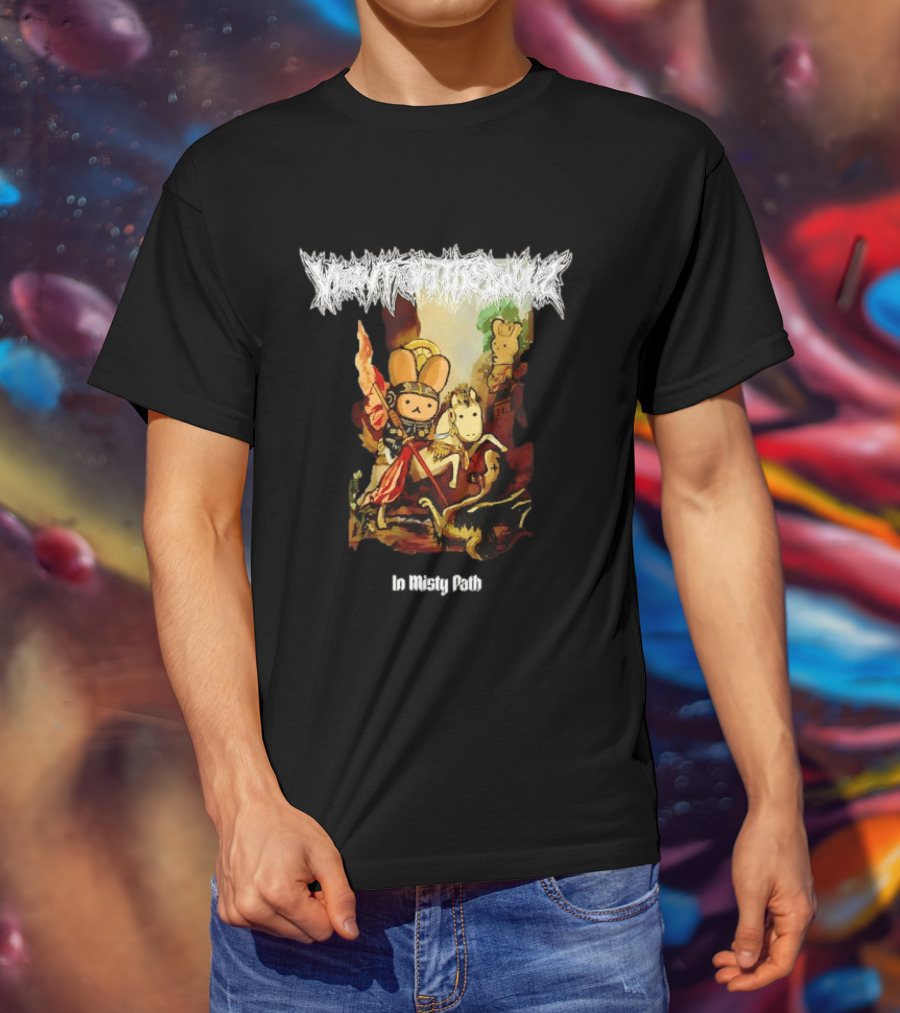 View From The Soul In Misty Path T-Shirt