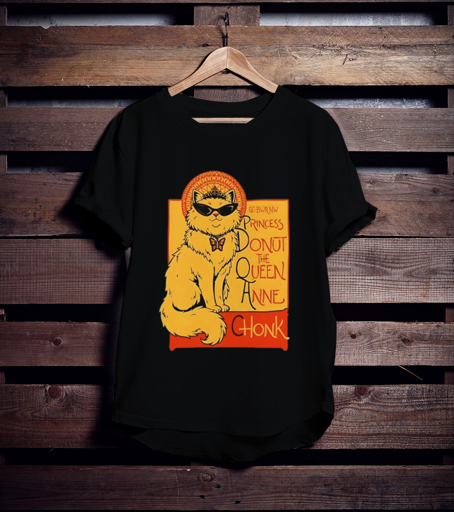 Princess Donut The Queen Anne Chonk Dungeon Crawler Carl Cat T-Shirt