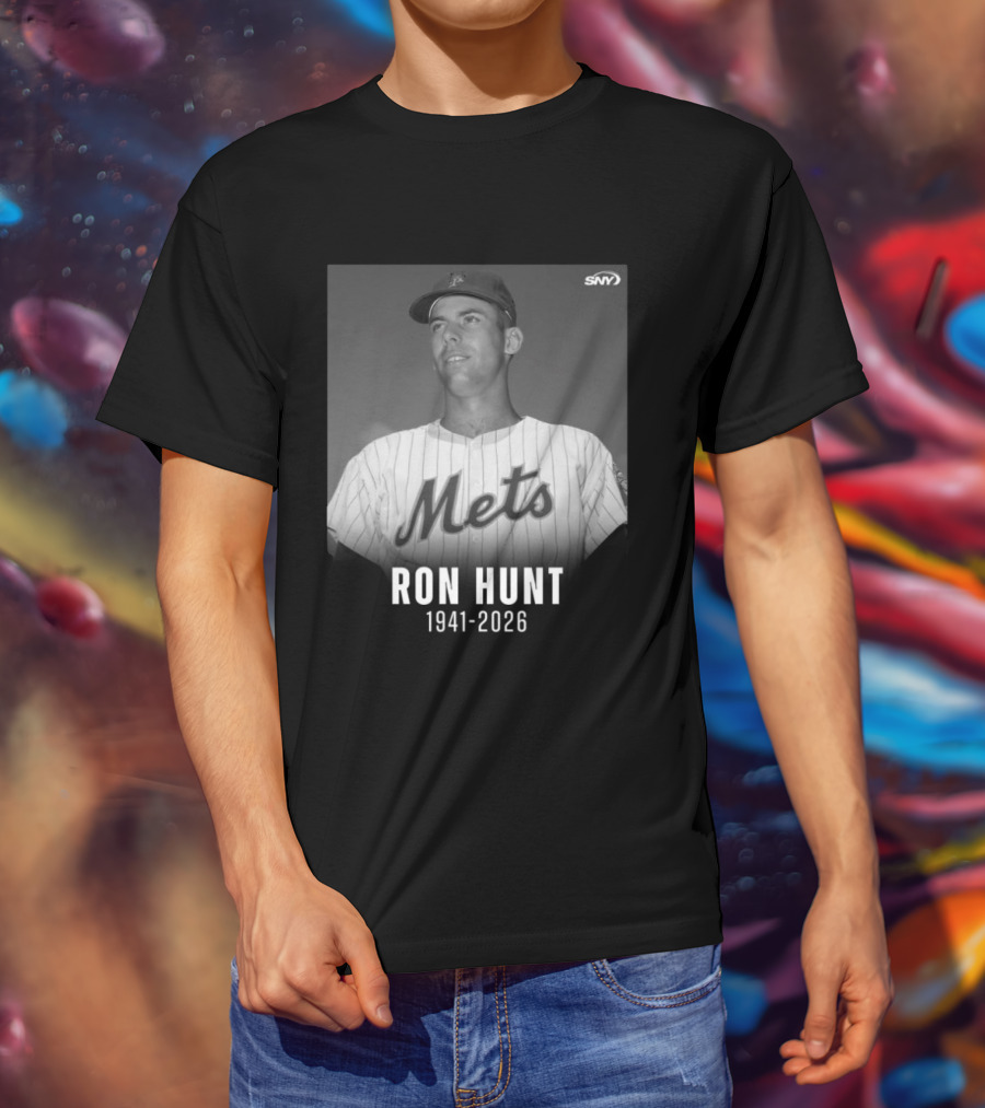 Ron Hunt 1941 2026 Mets SNY Memoriam T-Shirt