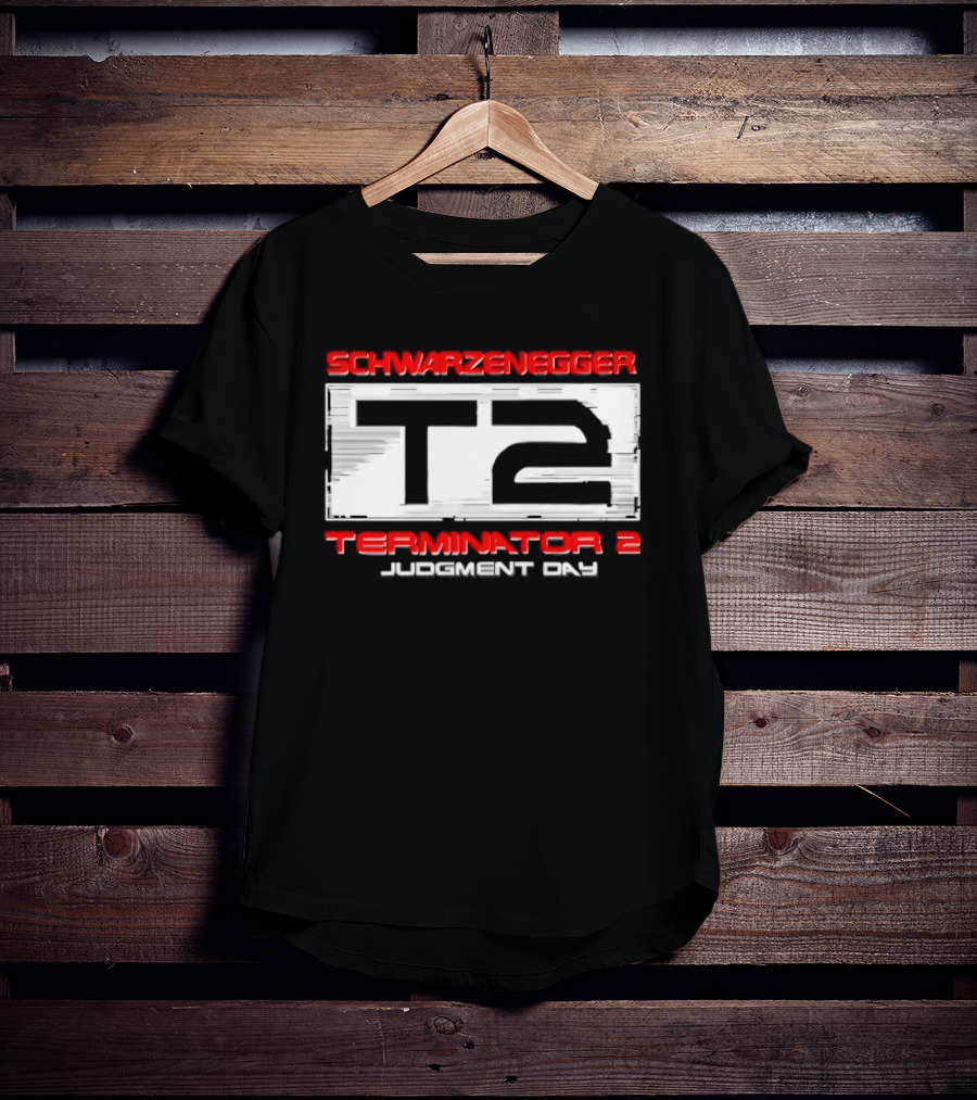 Schwarzenegger T2 Terminator 2 Judgment Day T-Shirt