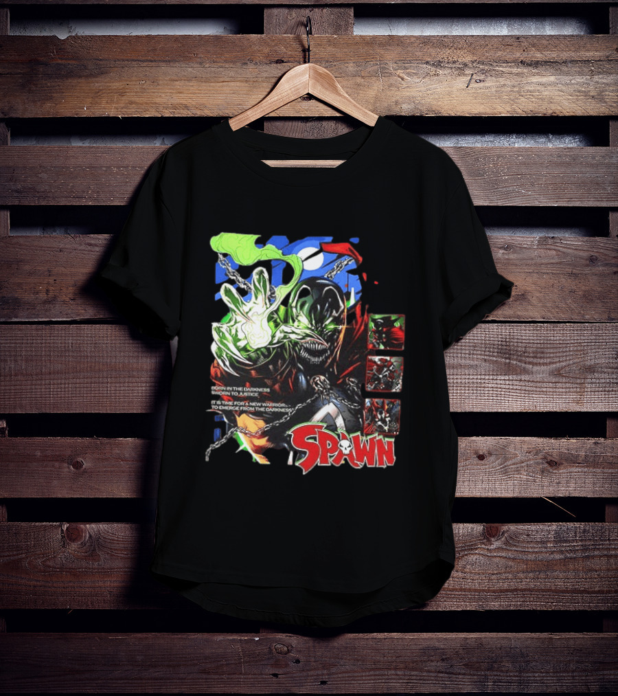 Spawn Born In The Darkness Sworn To Justice New Warrior Emerges T-Shirt