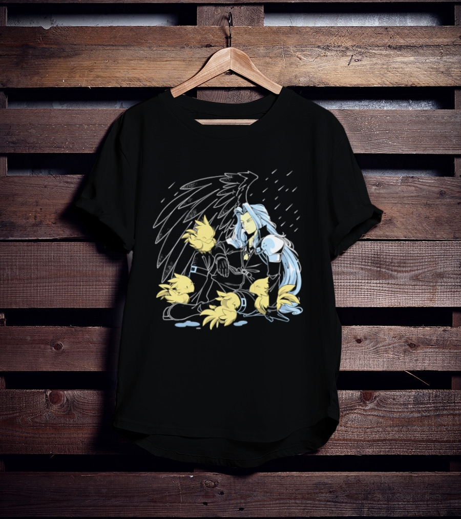One Wing Bird Lover Chocobo Final Fantasy Fan T-Shirt