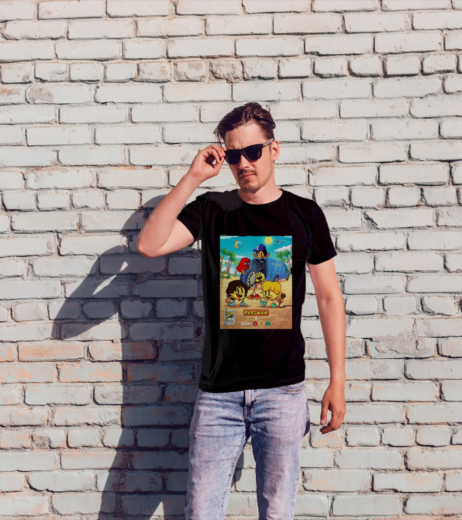 Comic Con San Diego Exclusive 2026 Blink 182 X Pac Man July 23 26 Home Decor T-Shirt