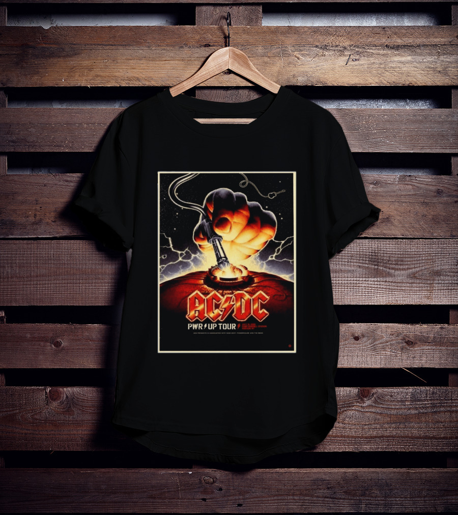 ACDC PWR Up Tour 2026 Camp Randall Stadium Madison Wisconsin July 19 Exclusive Event T-Shirt