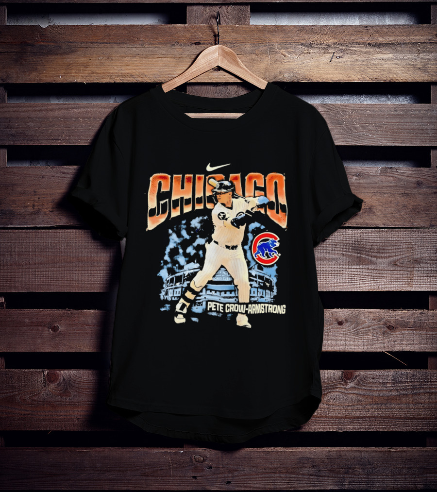 Chicago Cubs Pete Crow Armstrong Wrigley Field Nike T-Shirt