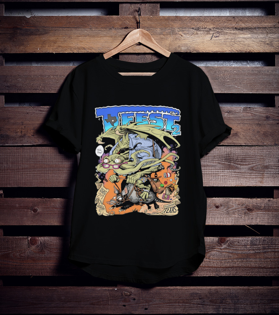 T Fest 2 Cthulhu Armadillo August 29 2026 Pflugerville Texas T-Shirt