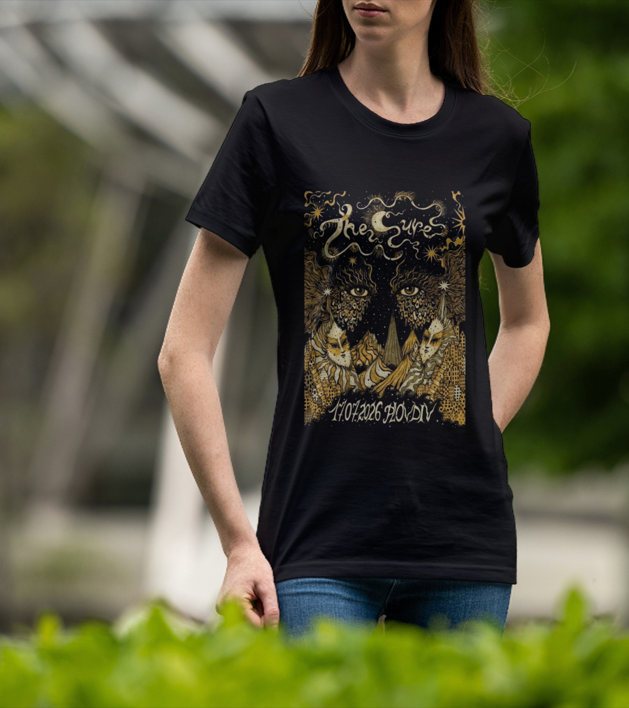 The Cure Phill Good Festival Plovdiv Bulgaria July 17 2026 Psychedelic Starry Night T-Shirt