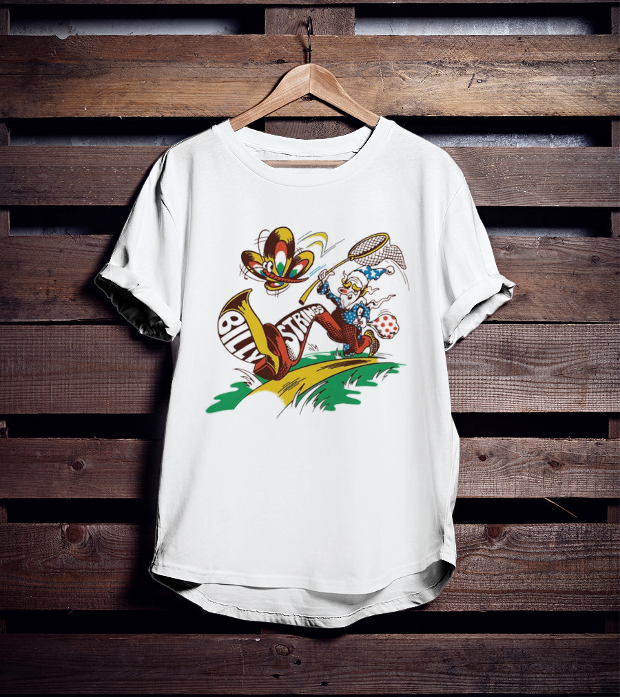 Billy Strings Wizard Catching Butterfly Cartoon Psychedelic T-Shirt