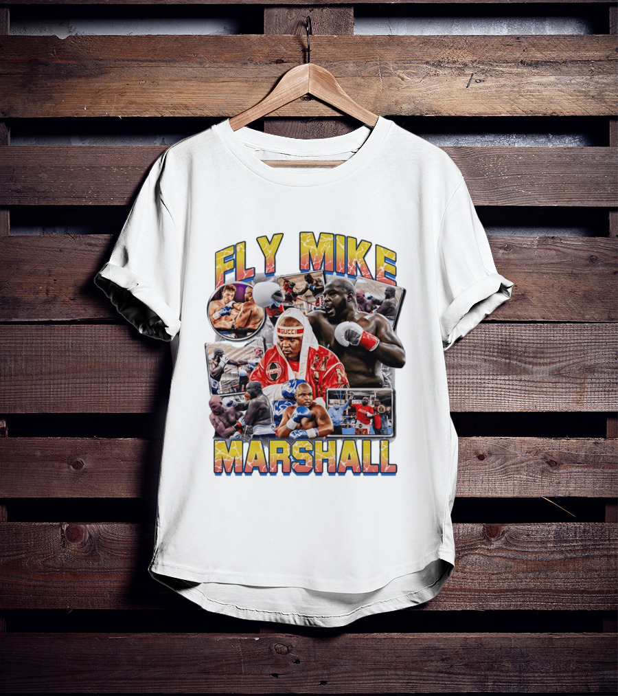 Fly Mike Marshall Boxing Heavyweight Boxer Gucci Kayo Giant Fighter Images T-Shirt