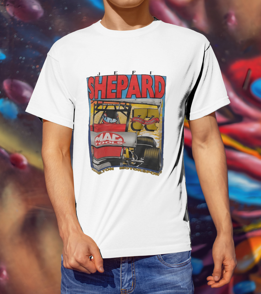 Jeff Shepard Mac Tools World Of Outlaws Racing Hamilton Motorsports T-Shirt