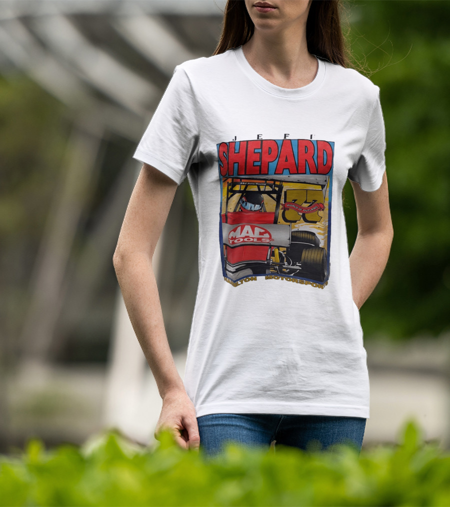 Jeff Shepard Mac Tools World Of Outlaws Racing Hamilton Motorsports T-Shirt