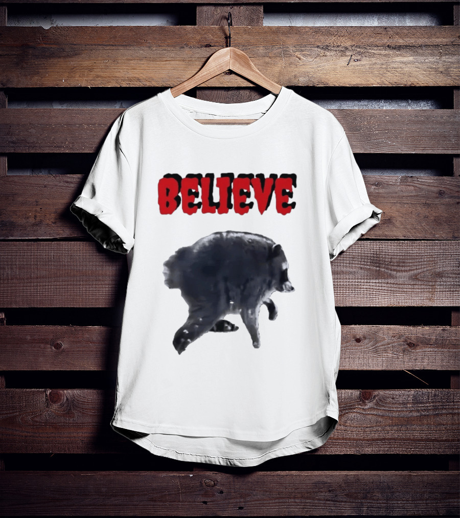 Jimothy Club Believe Raccoon T-Shirt