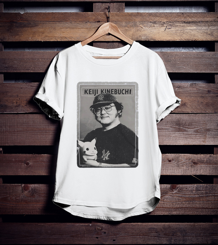 KEIJI KINEBUCHI Memorial 1956 2002 Pikachu NY Yankees Hat T-Shirt