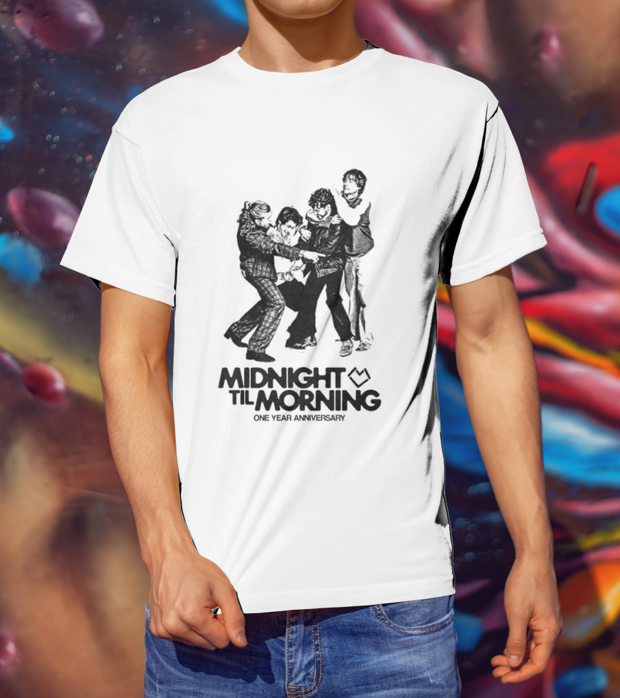 Midnight Til Morning One Year Anniversary Band T-Shirt