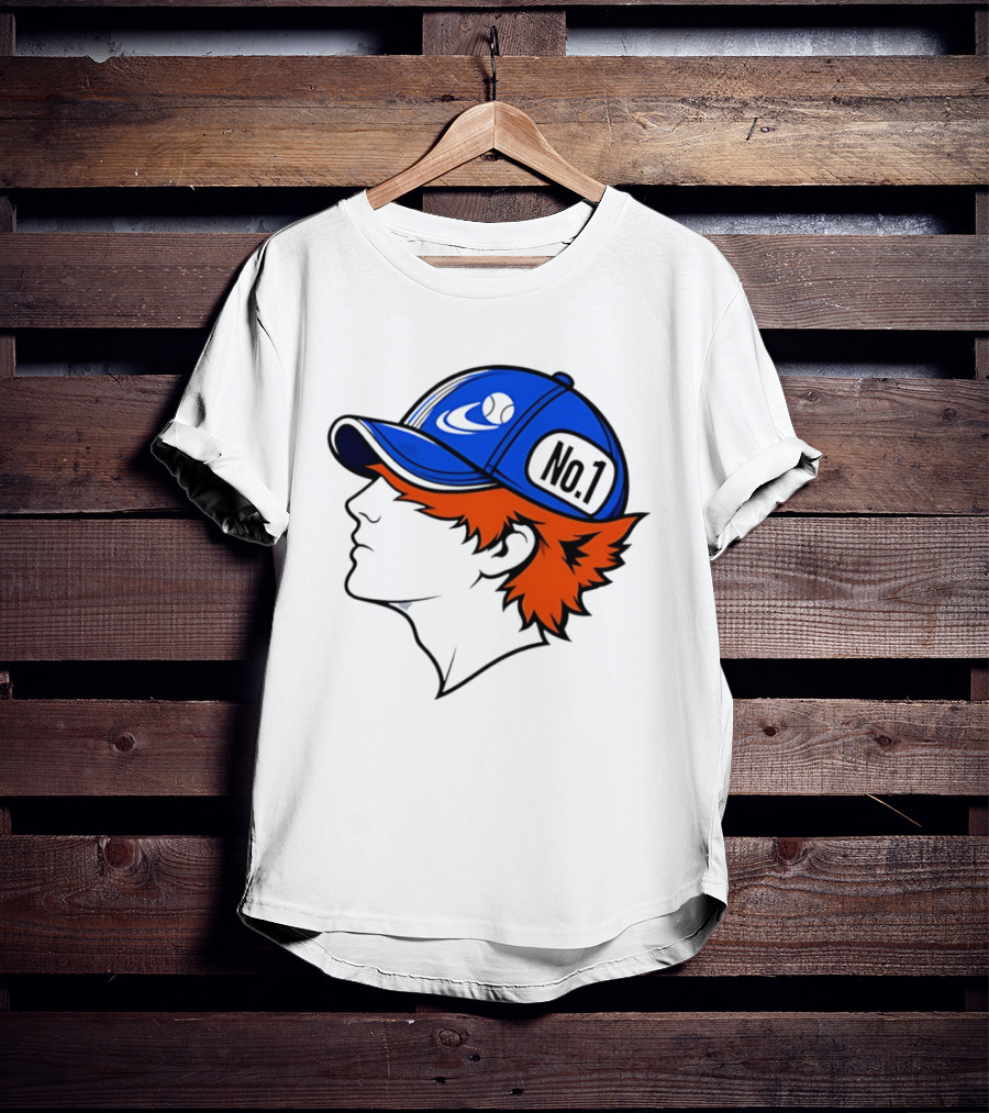 No1 Tennis Player Profile Athlete Sports Baseball Cap T-Shirt
