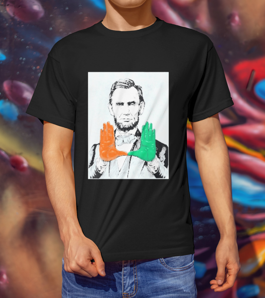 Abraham Lincoln Miami Hurricanes U Hands T-Shirt