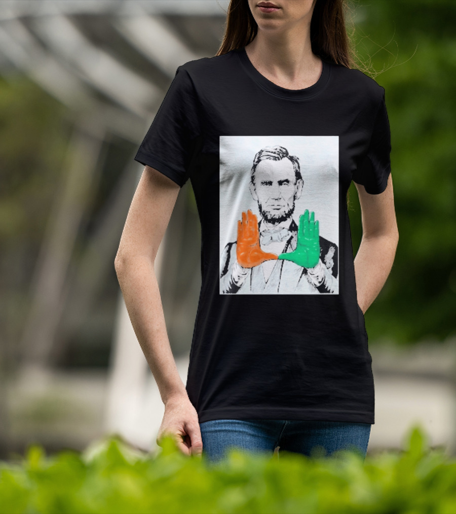 Abraham Lincoln Miami Hurricanes U Hands T-Shirt