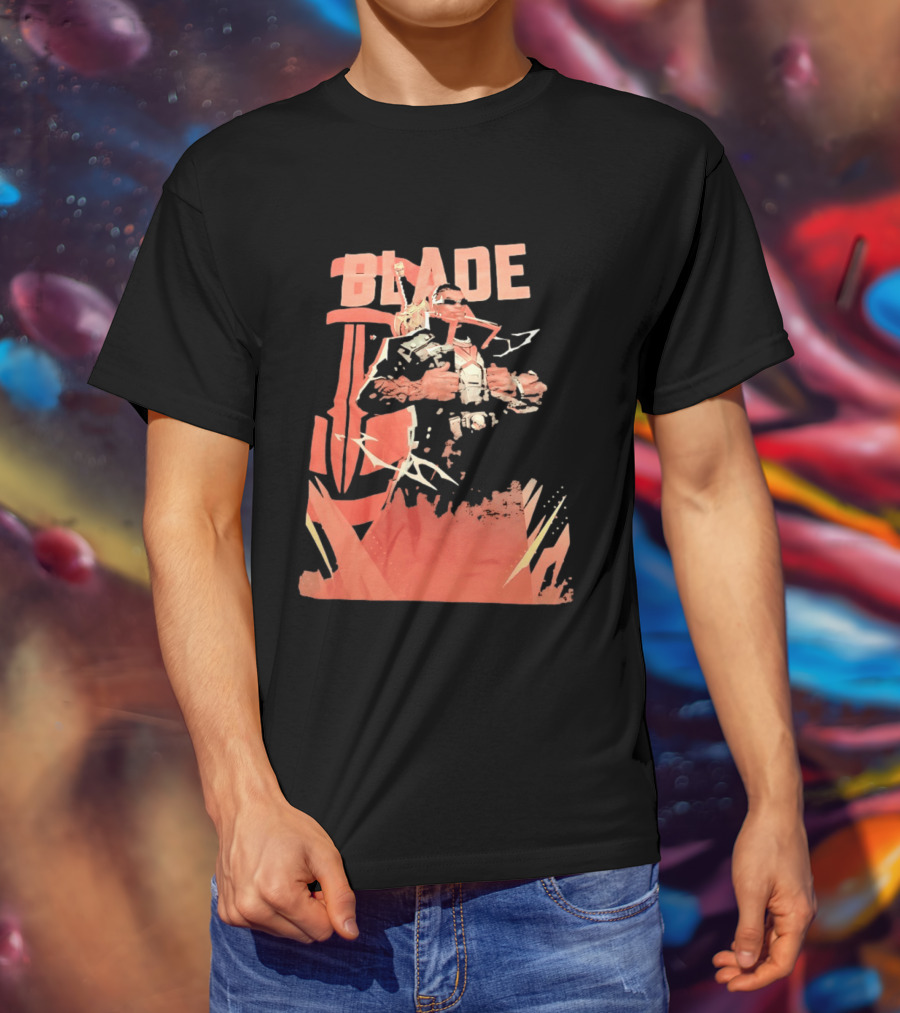 Blade Marvel Comic Vampire Hunter T-Shirt