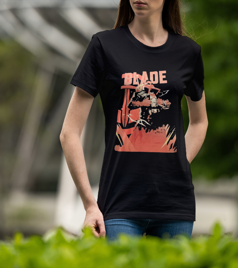 Blade Marvel Comic Vampire Hunter T-Shirt